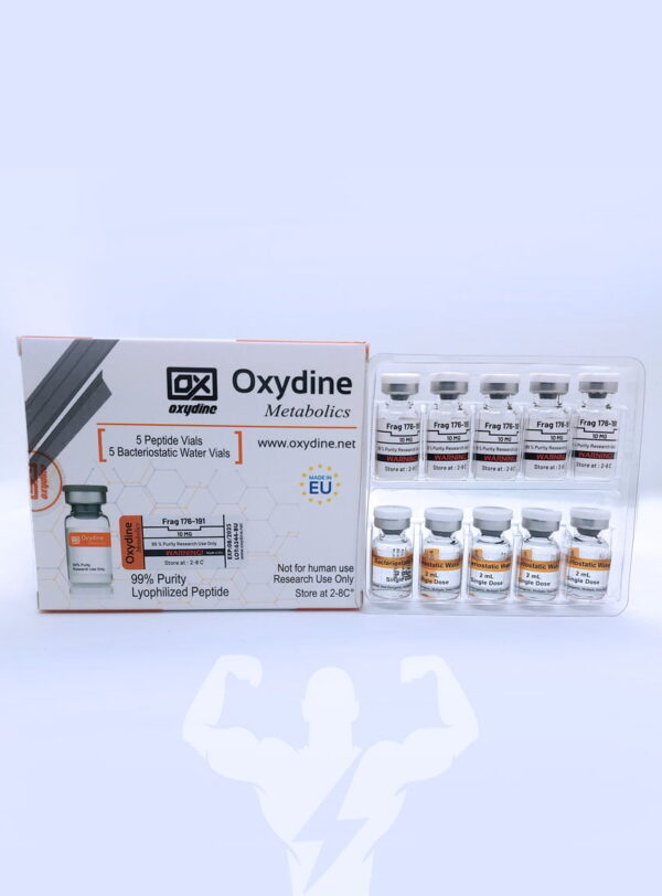 Oxydine Metabolics Fragment (176-191) 10 Mg 5 Vials + Anti Bacterial Water