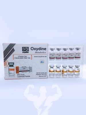 Oxydine Metabolics Hexarelin 5 Mg 5 Vials + Anti Bacterial Water
