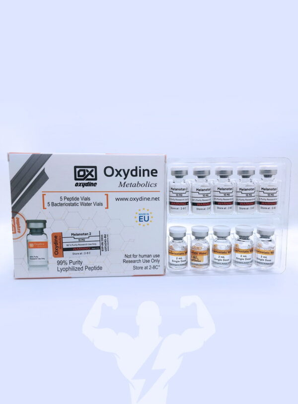 Oxydine Metabolics Melanotan 2 10 Mg 5 Viales + Agua Antibacteriana