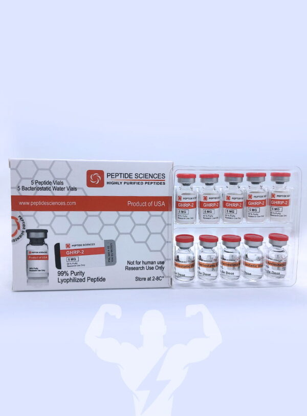 Peptid Sciences Ghrp-2 5 Mg 5 Flakon + Anti Bakteriyel Su