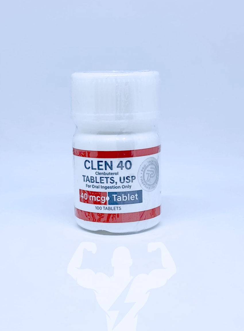 Pro-Tech Pharma Clenbuterol 40 Mcg 100 Tablets
